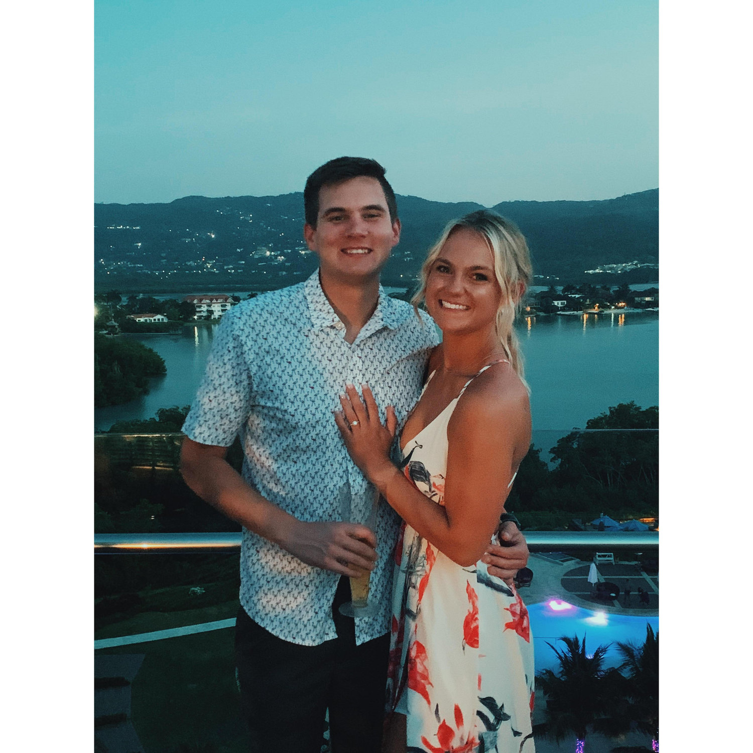 The day he proposed!