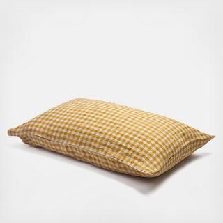 Gingham Linen Pillowcase, Set of 2