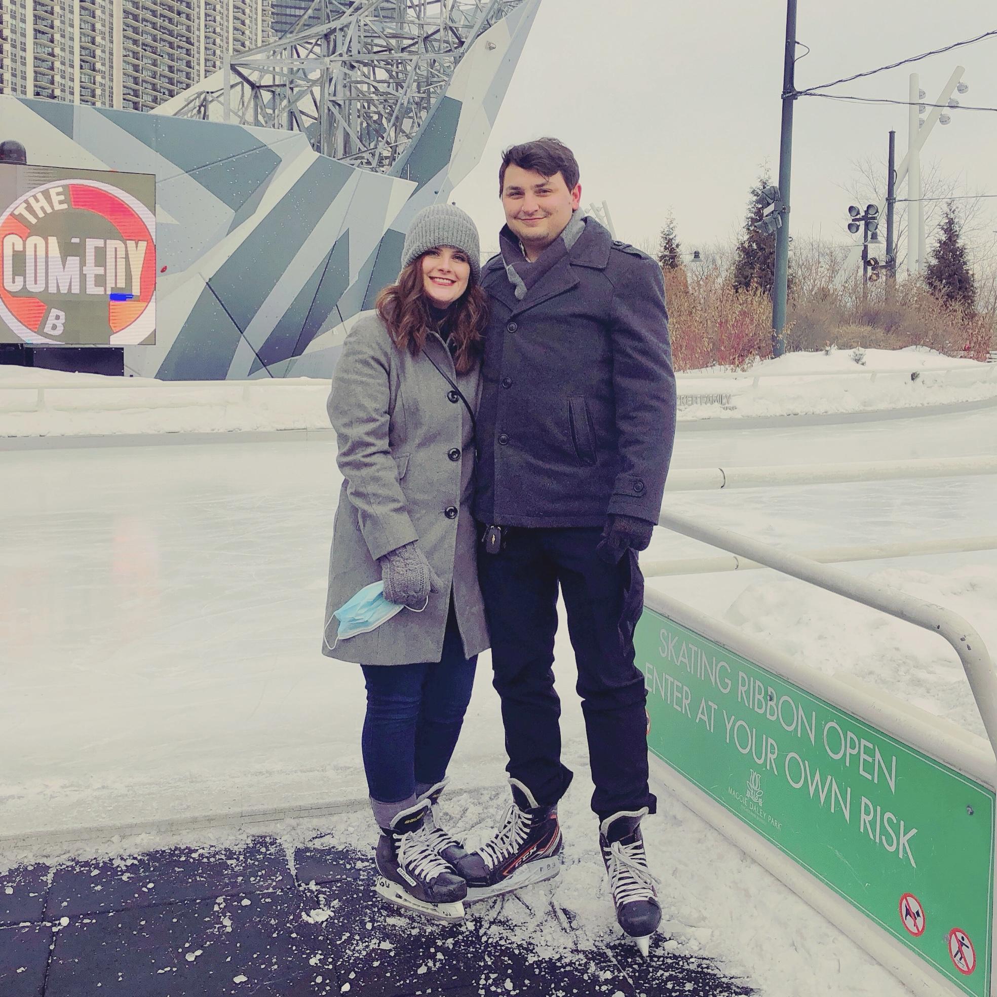 2.12.21 - Ice skating in Chicago ⛸️