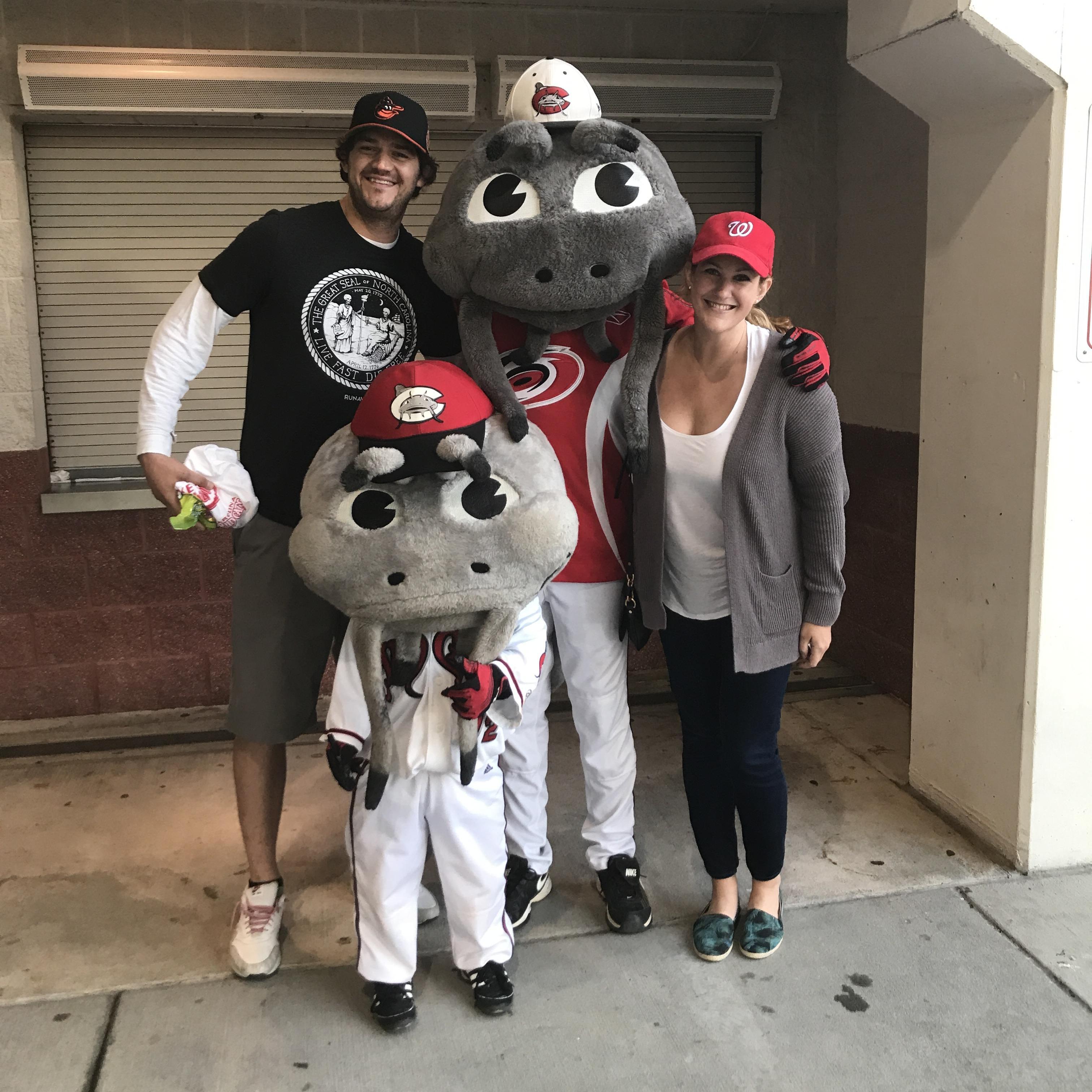 Go Mudcats, Zebulon, NC, May 2017