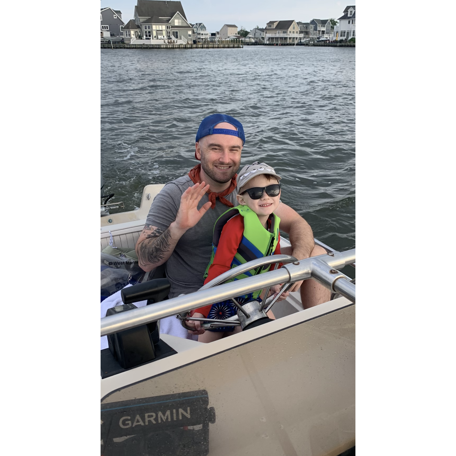 Jax at the helm!