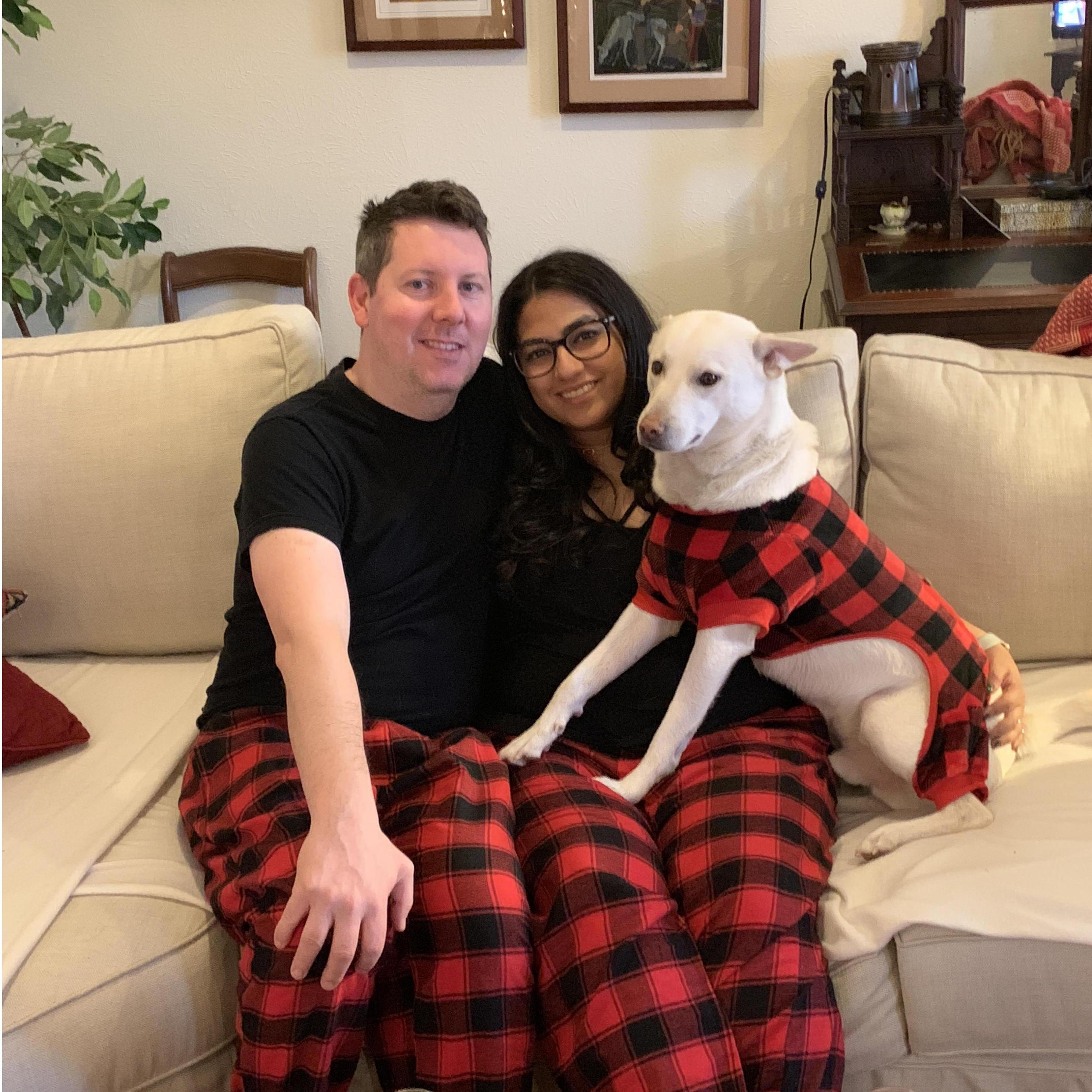 Matching PJs for Christmas Morning!