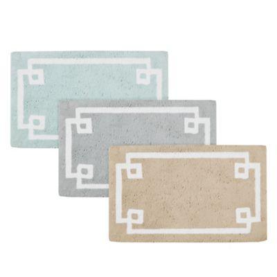 Madison Park Evan 24-Inch x 40-Inch Bath Rug in Grey