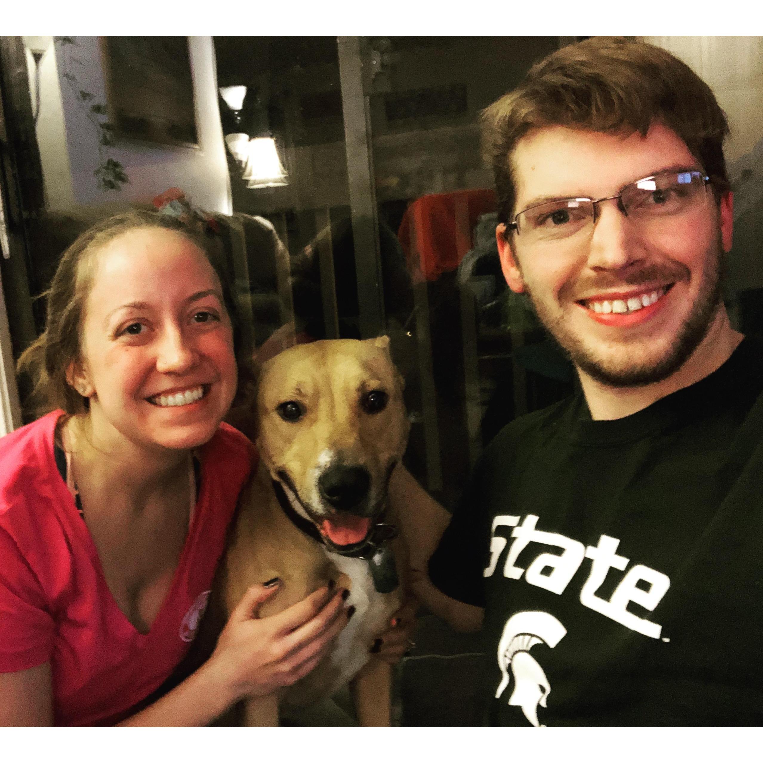 Our newest addition, Tucker, joined our little family on 1/1/19!