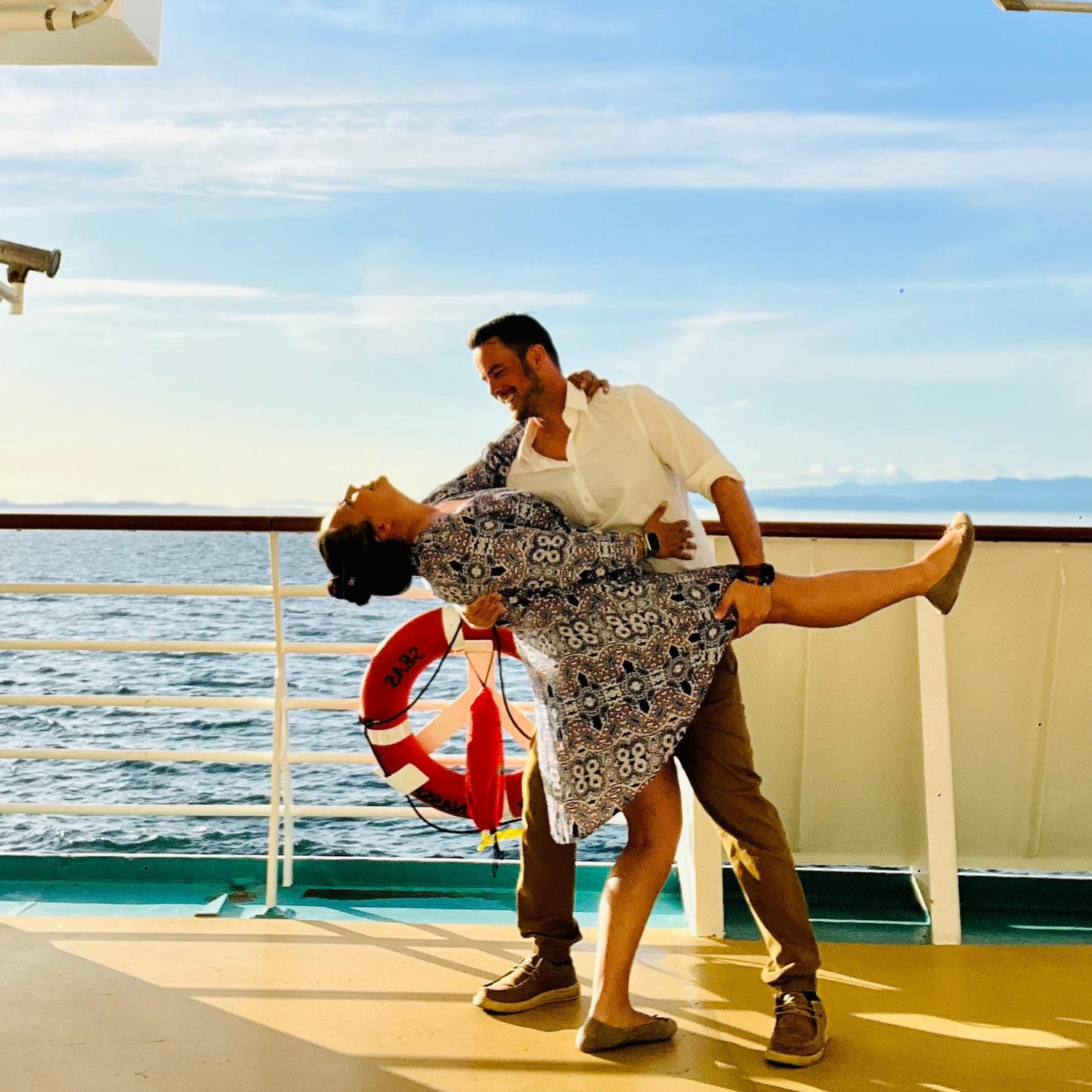 Cruising from LA to BC, our new favorite pose!