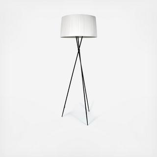 Sticks Floor Lamp with Beige Shade