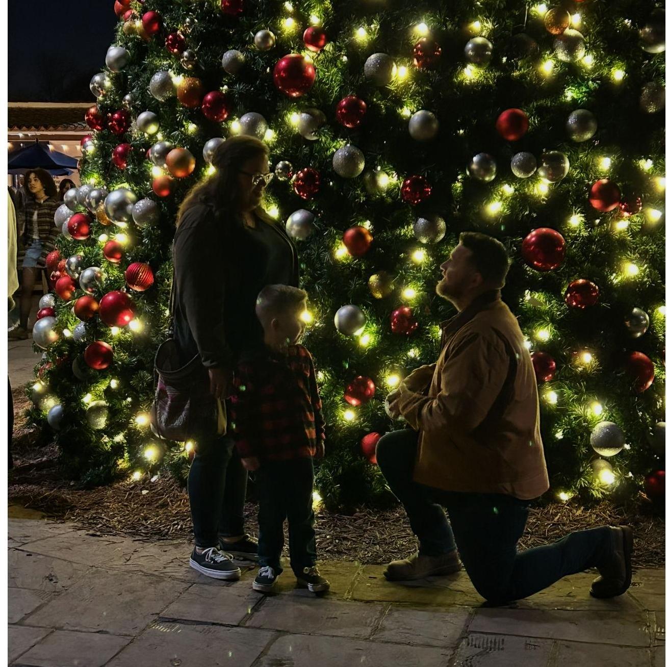The night Courtnee said yes to forever!