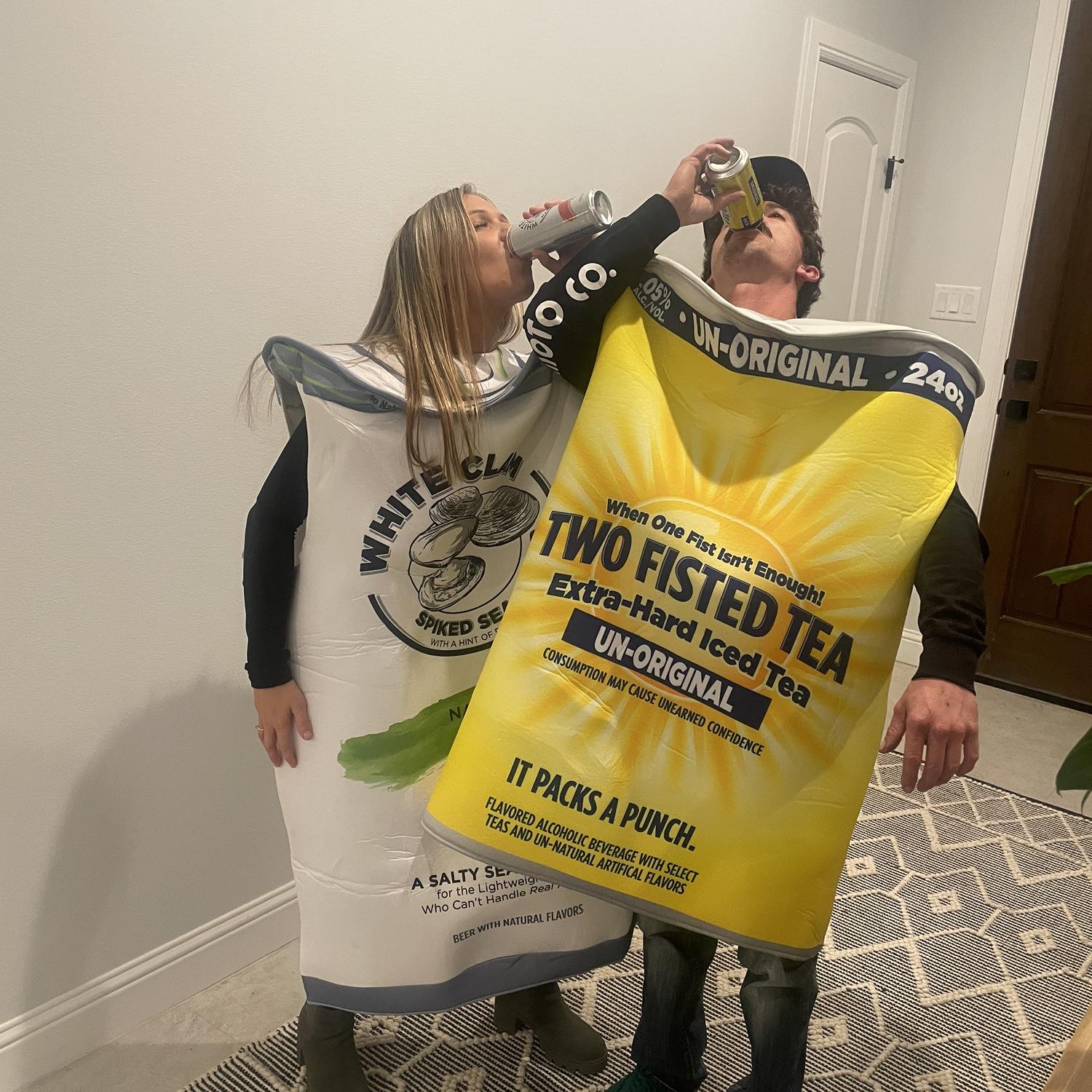 We dressed as our favorite drinks for halloween - October 28, 2022