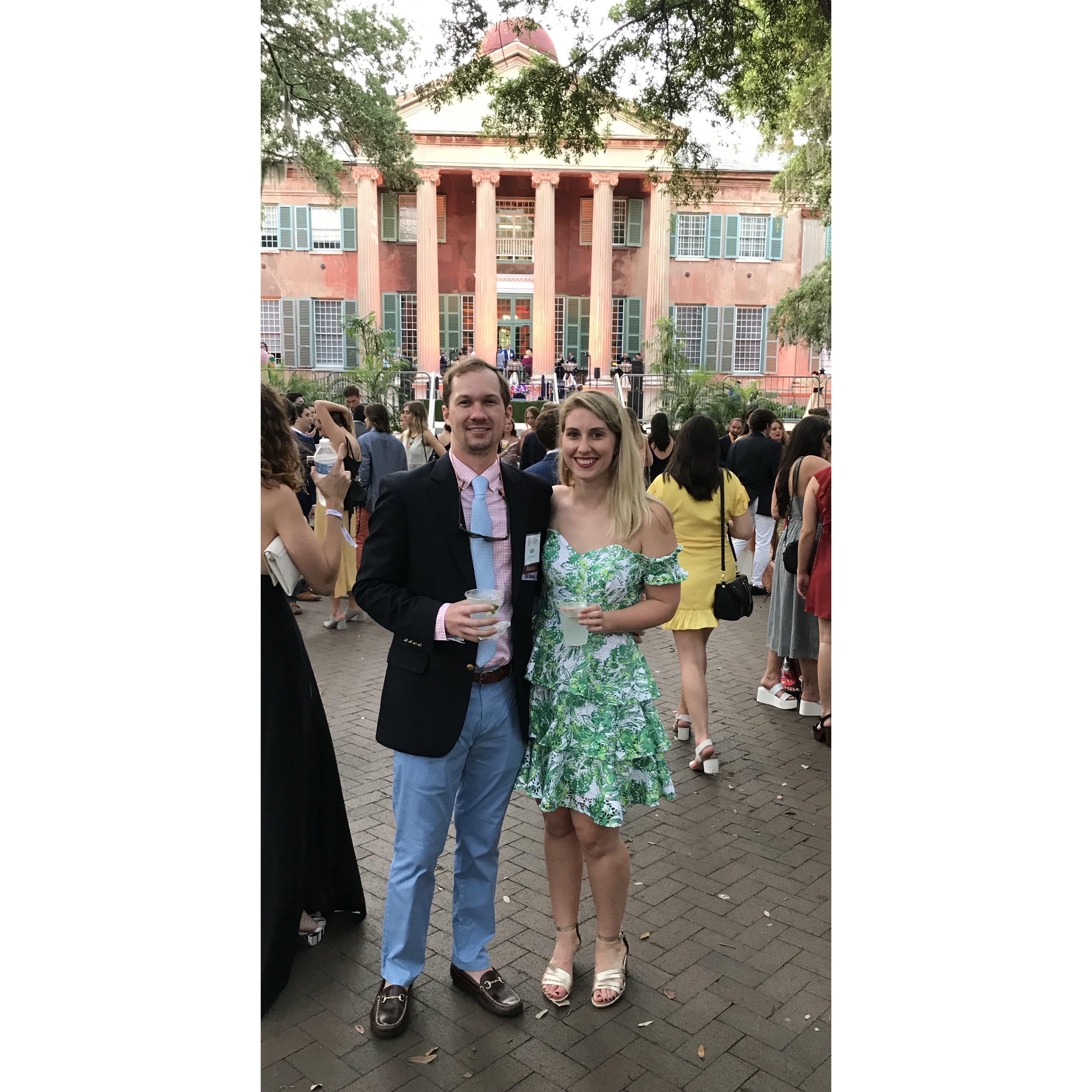 At Austin's Alma Mater, College of Charleston. May 2019