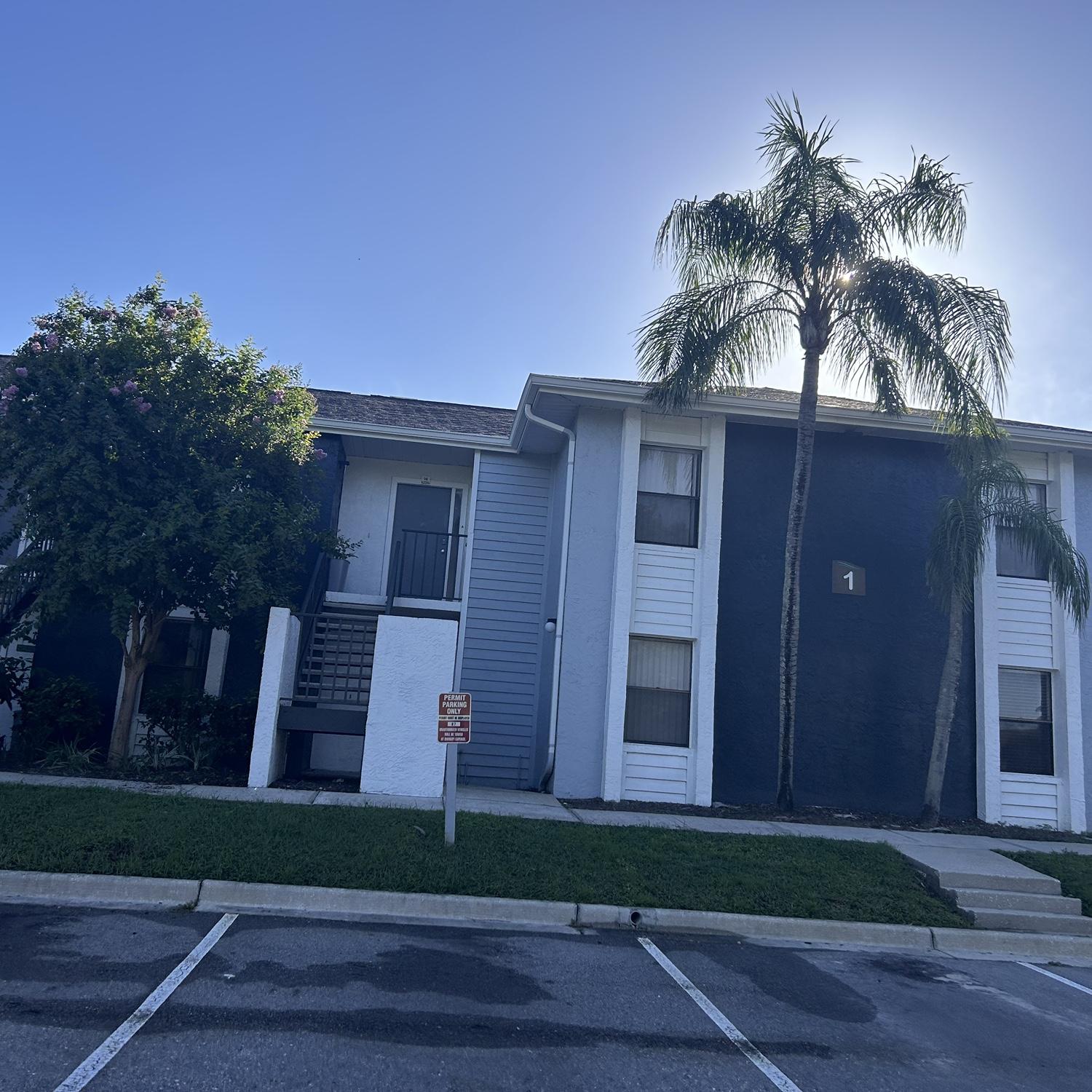 Our first apartment in St. Petersburg, FL. July 2024