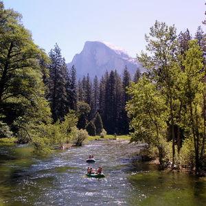 Rafting in Yosemite