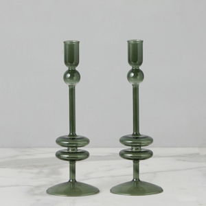 Medium Candlestick, Set of 2