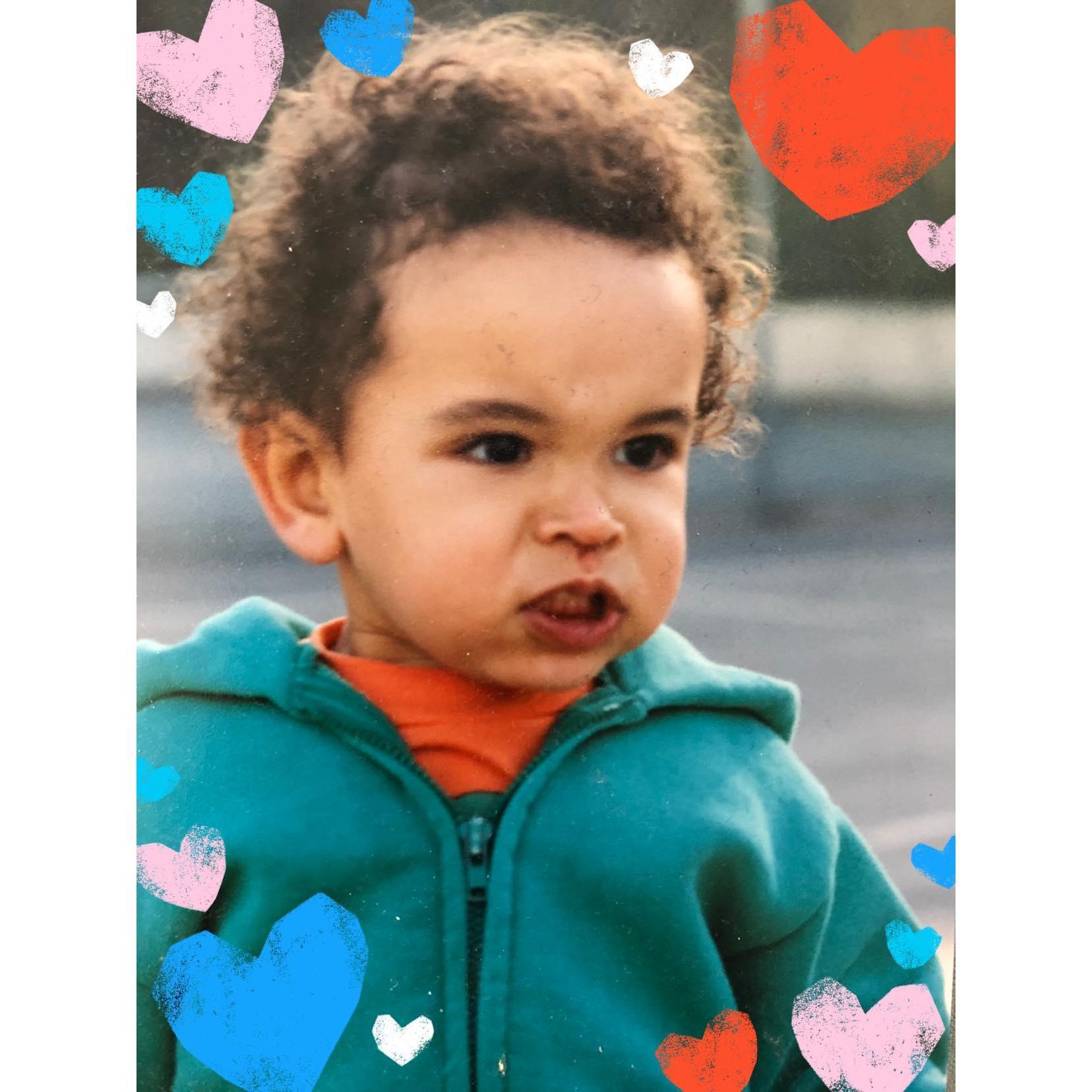 3-year-old Iain, photo courtesy of his mother