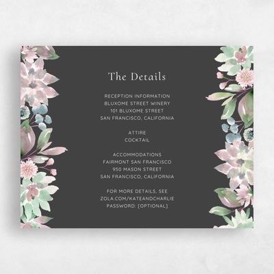 Charcoal, Black Wedding Enclosure - Cricket