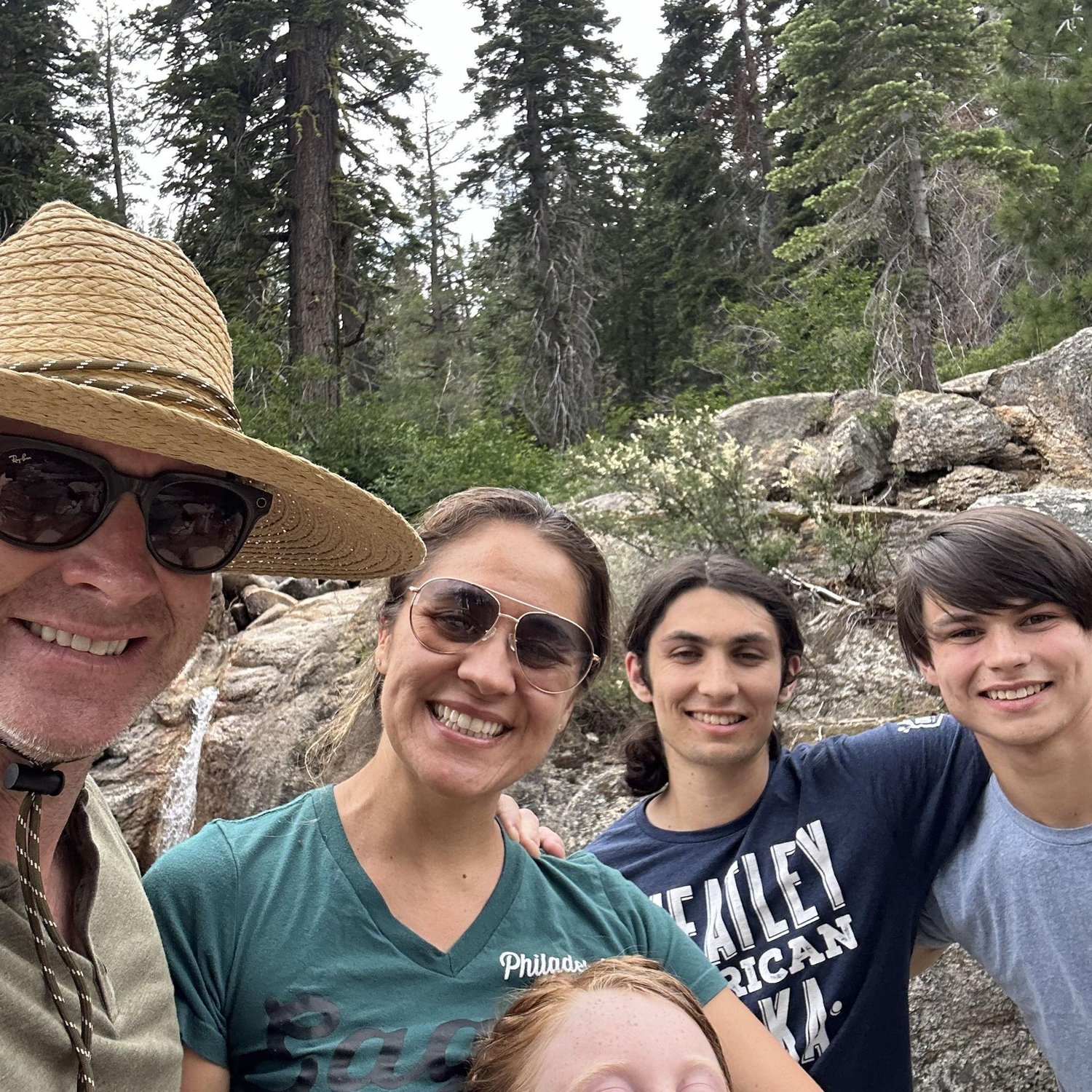 Summer in Tahoe, hiking with Nick and Noah