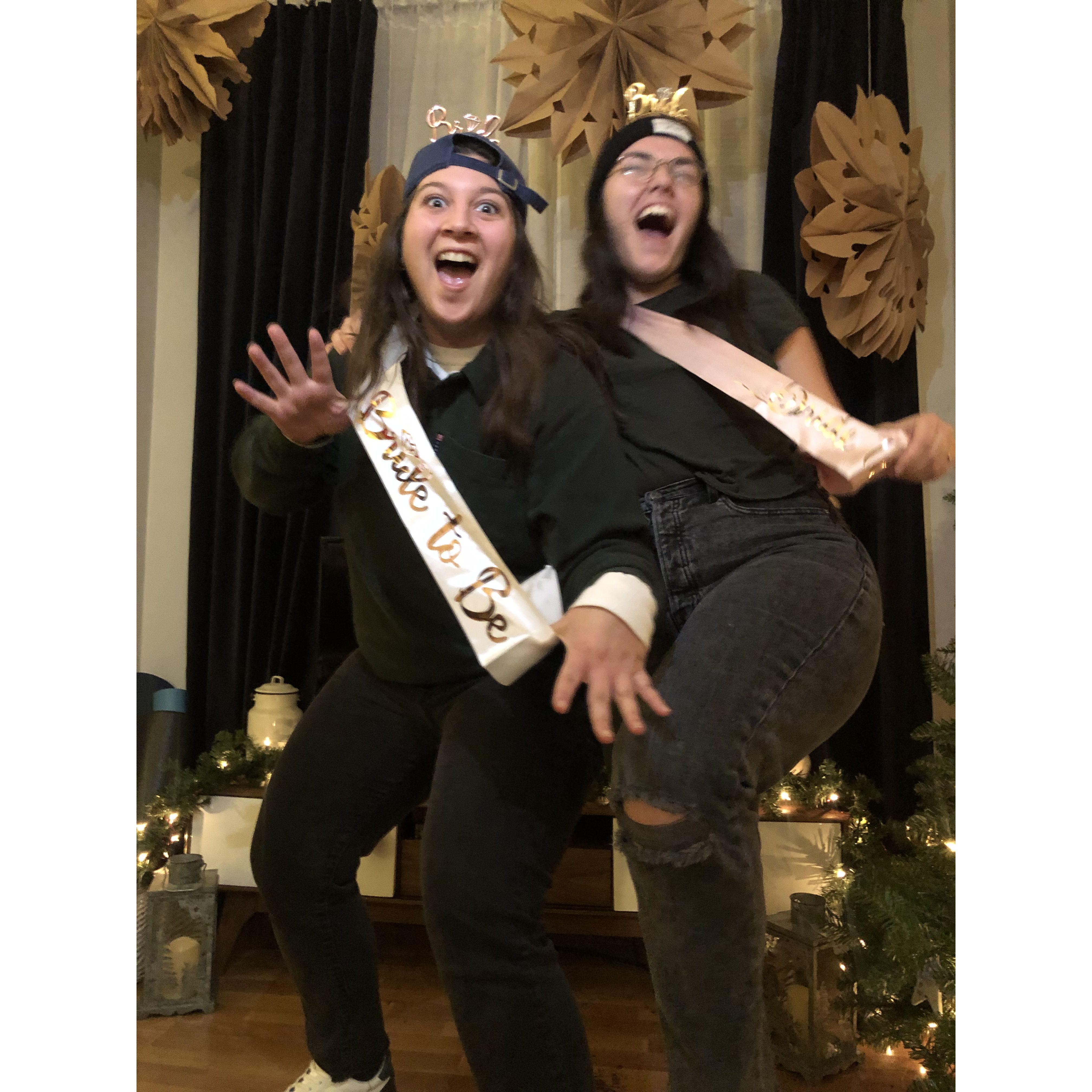 Our excitement to celebrate our love with you!