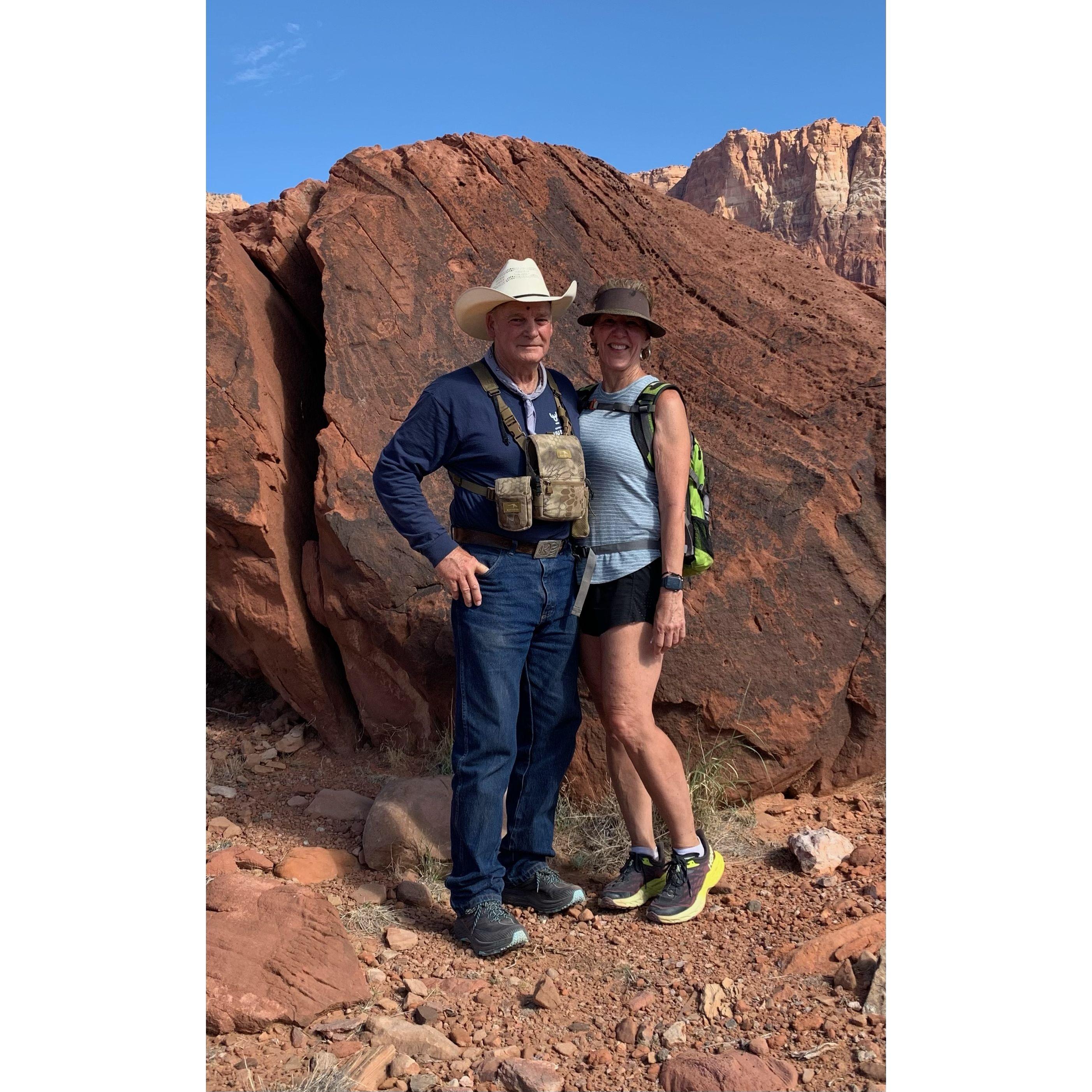 Hiking in Marble Canyon, Arizona-August 2022