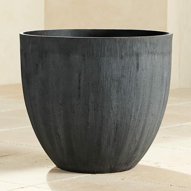 Castino Charcoal Outdoor Planter Large
