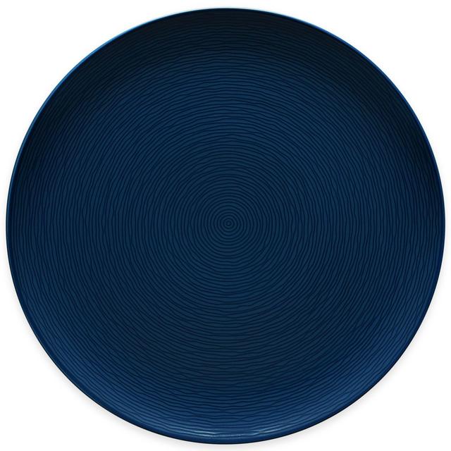 Noritake® Navy on Navy Swirl Round Platter