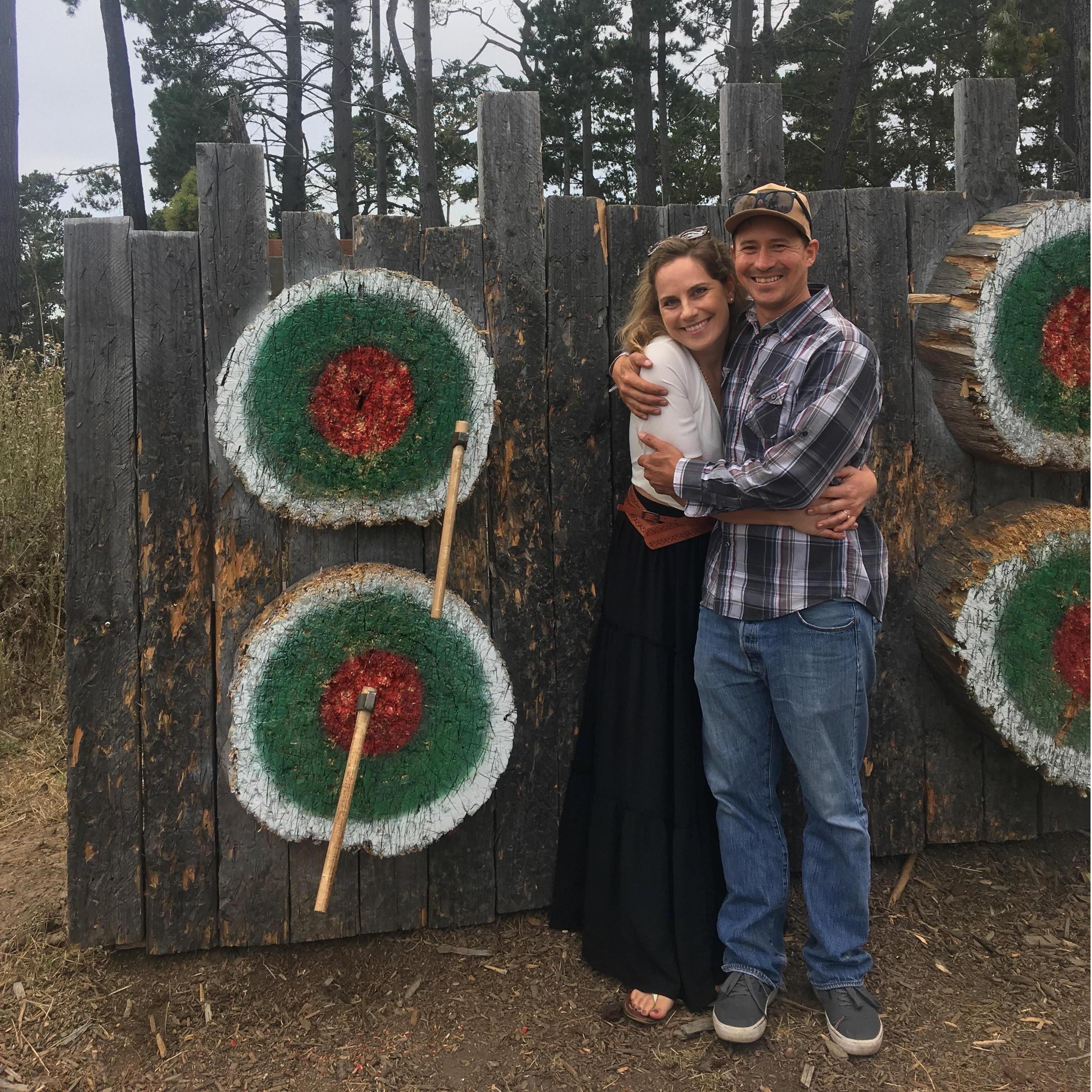 We FINALLY found our wedding venue! And I made a bulls eye