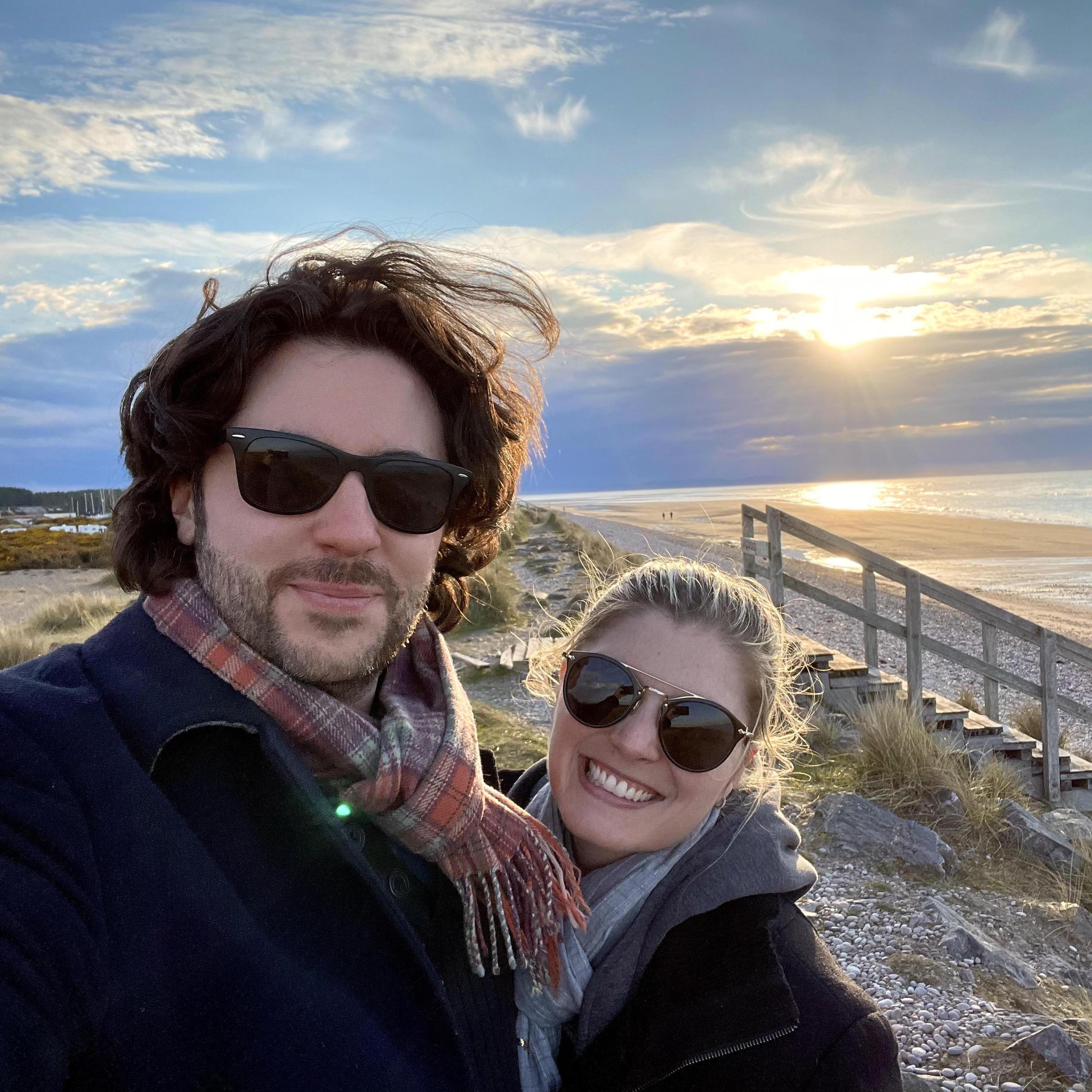 Sunset in Findhorn - our first trip since Covid, Scotland
2021