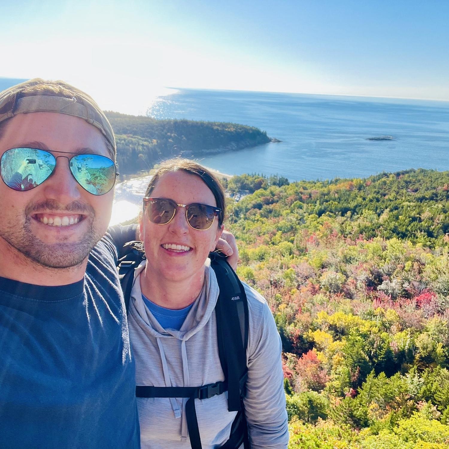 Hiking the Beehive Trail at Acadia National Park