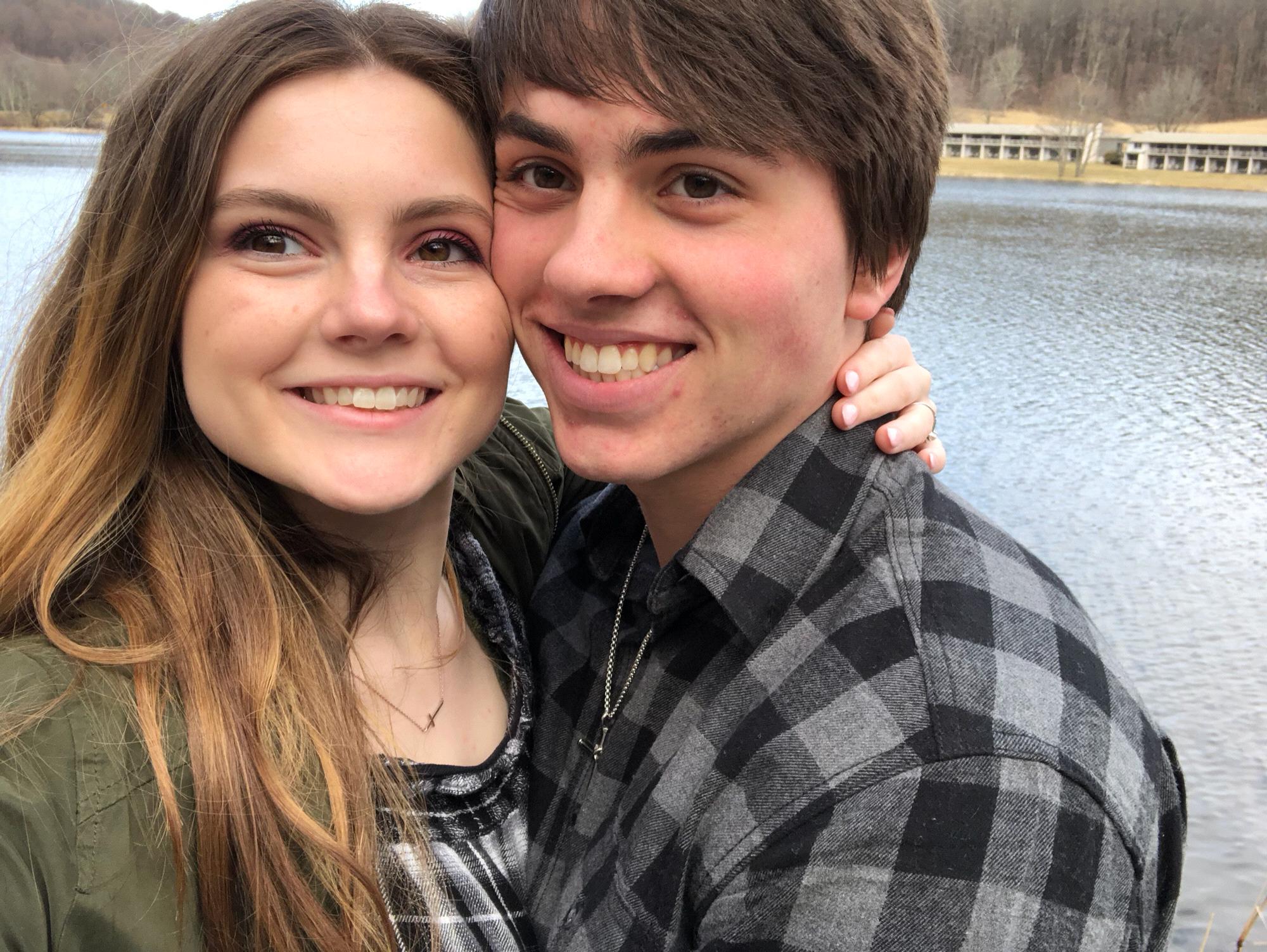 Valentine's Day! Taylor surprised me and took me to the Peaks of Otter for a picnic he packed for us and then Neighbor's Place for dinner that night.