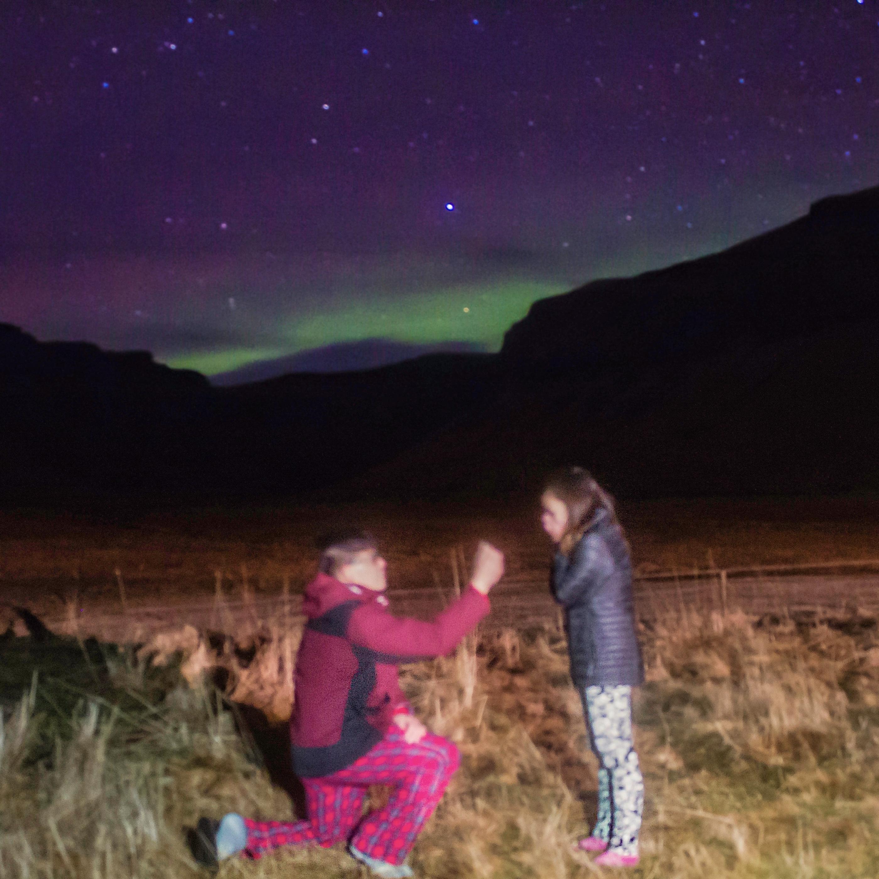 We’re engaged! in ICELAND!