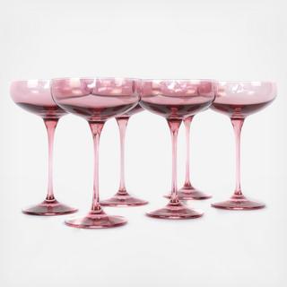 Estelle Champagne Coupe, Set of 6