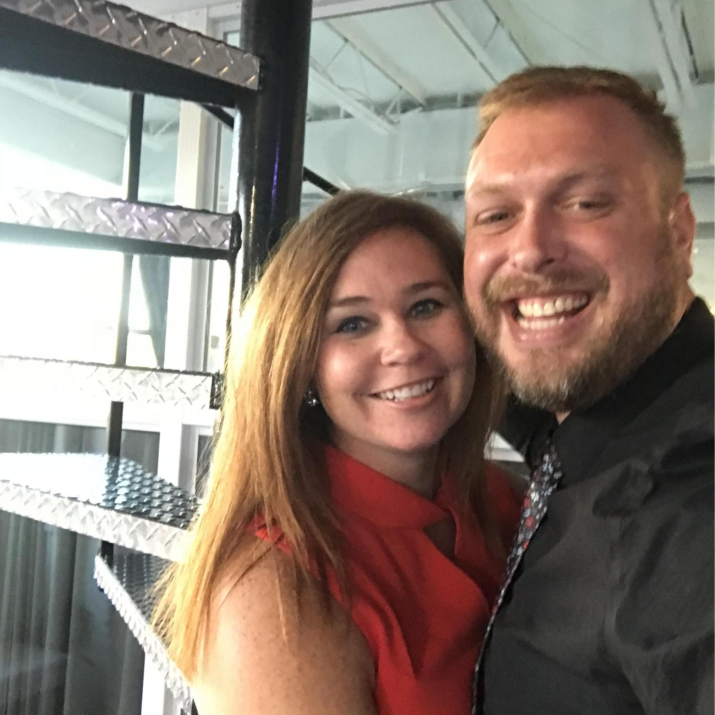 At Biggie's wedding in Indy!