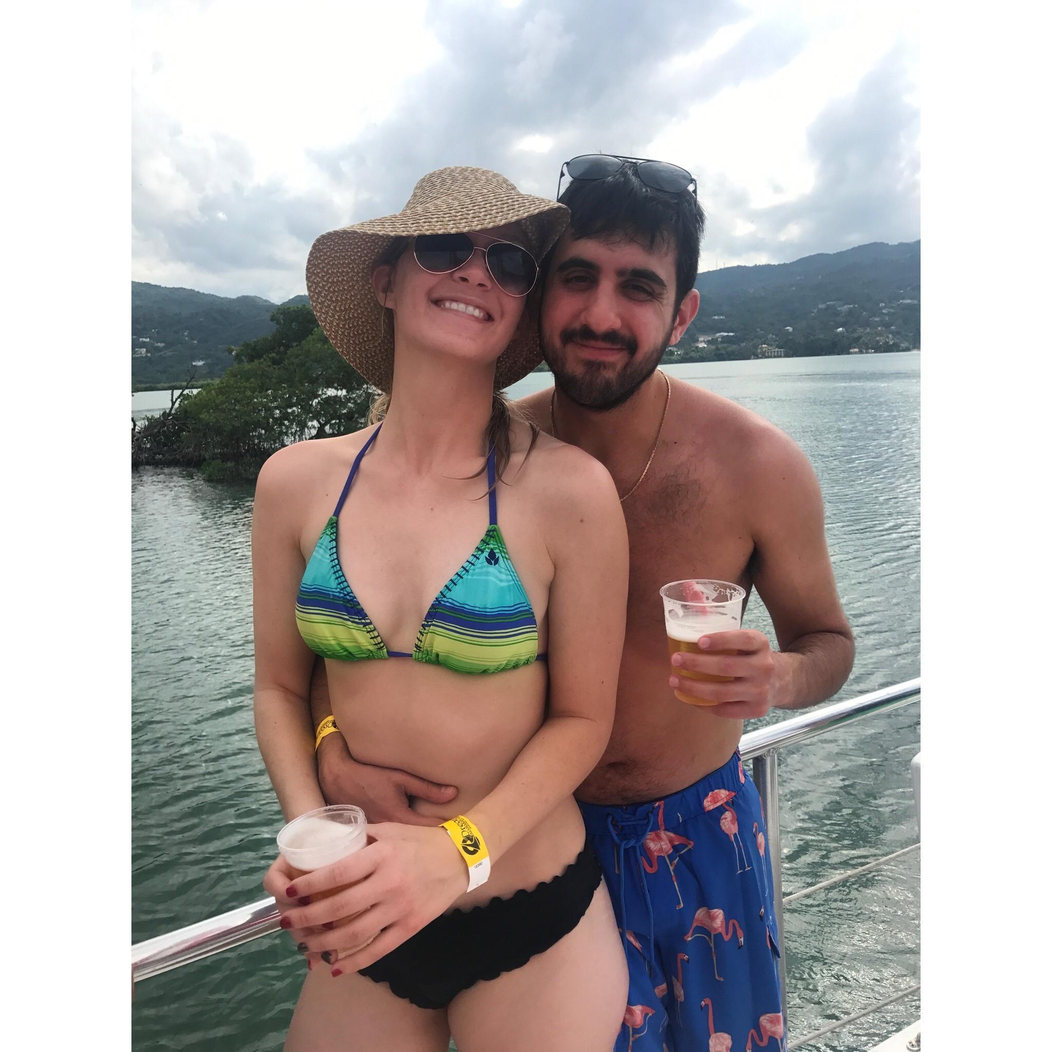 Our first booze cruise (and not our last)