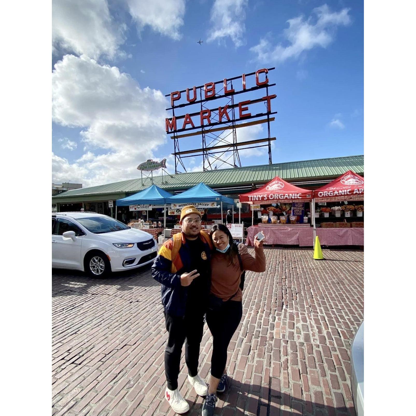 Re-visiting one of the very first cities we've ever lived in together: Seattle!