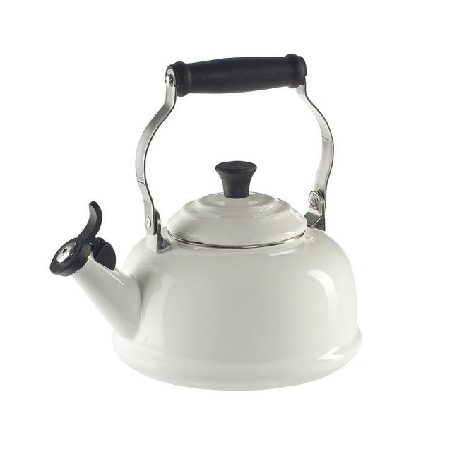 Le Creuset Classic Whistling Tea Kettle, White