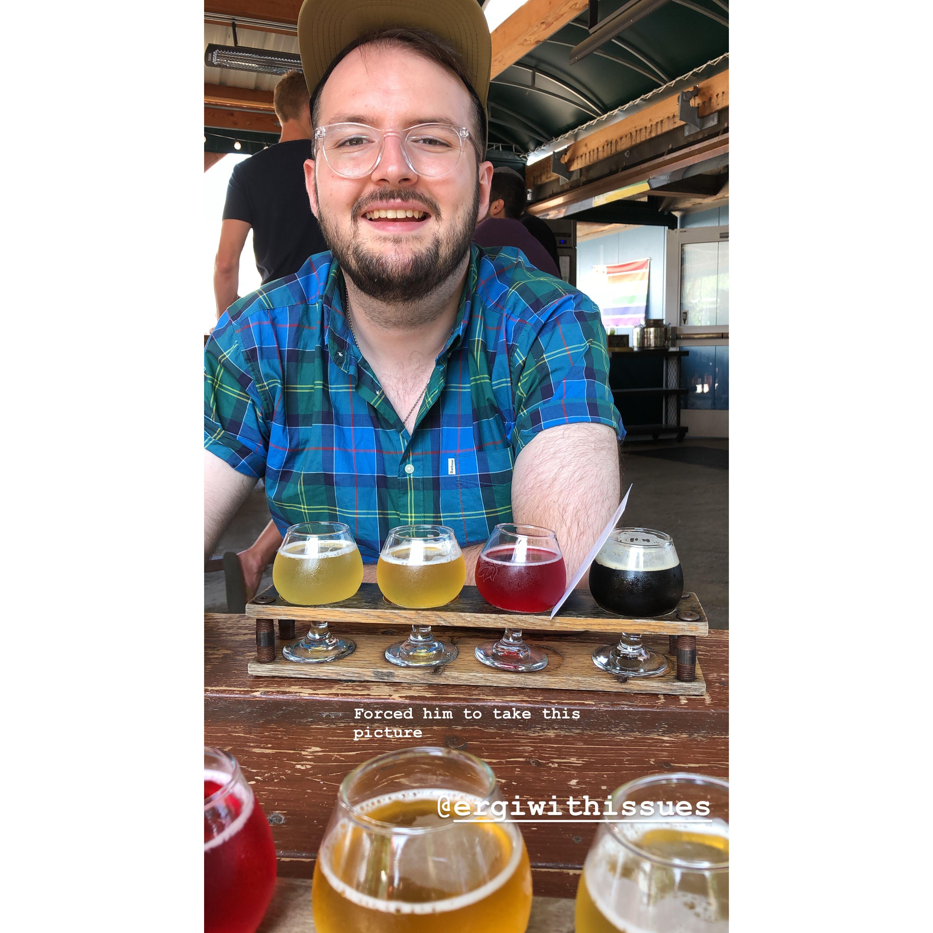 From our first vacation together in Portland, Maine