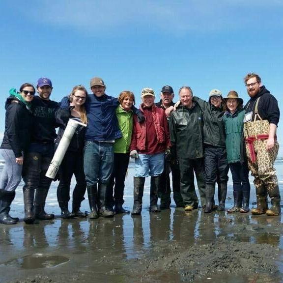Easter weekend clam dig. Spring 2017.