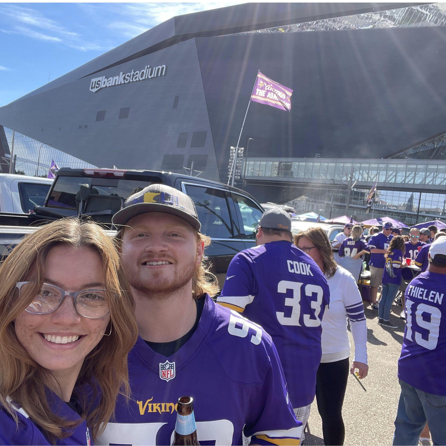 Vikings Game circa 2021 courtesy of Kris and Gary <3
