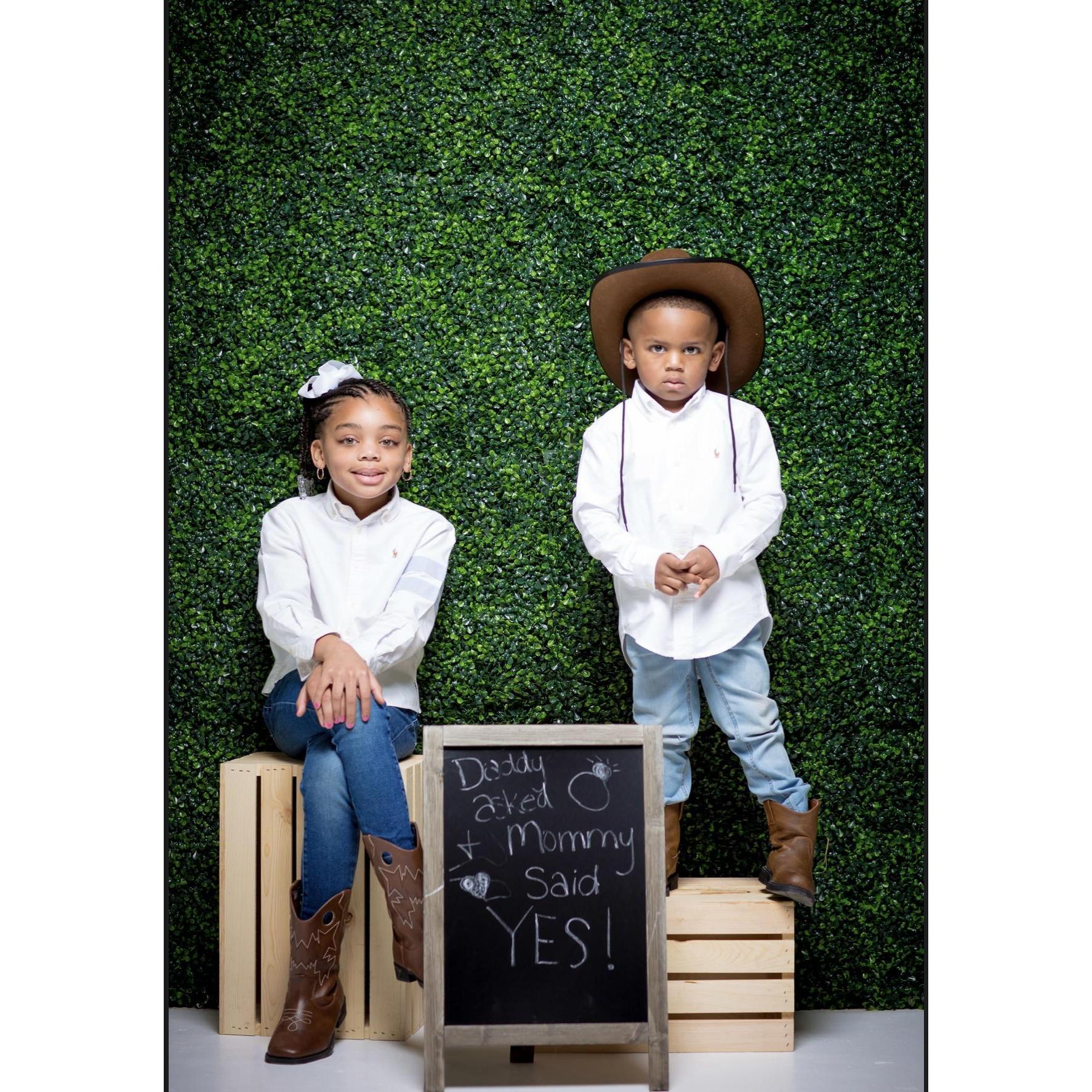 Daddy asked and mommy said yes!!🥰