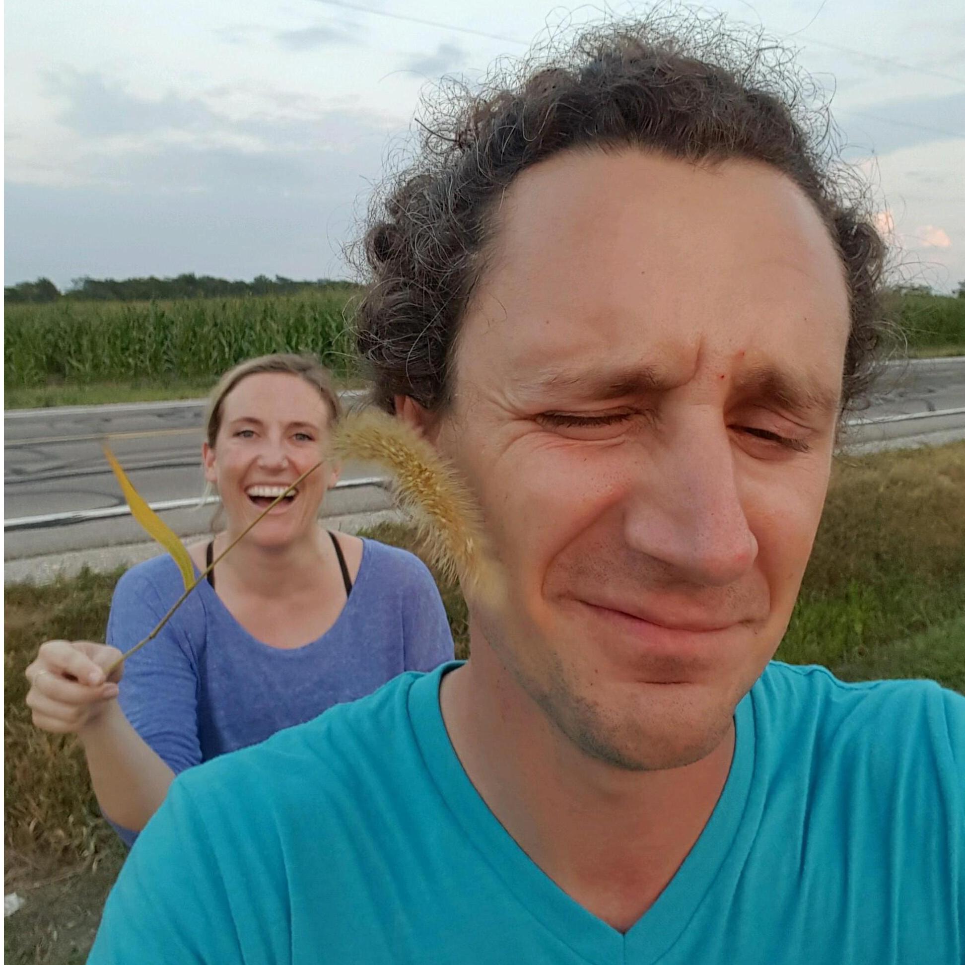Ohio. A pretty descriptive photo of our relationship.