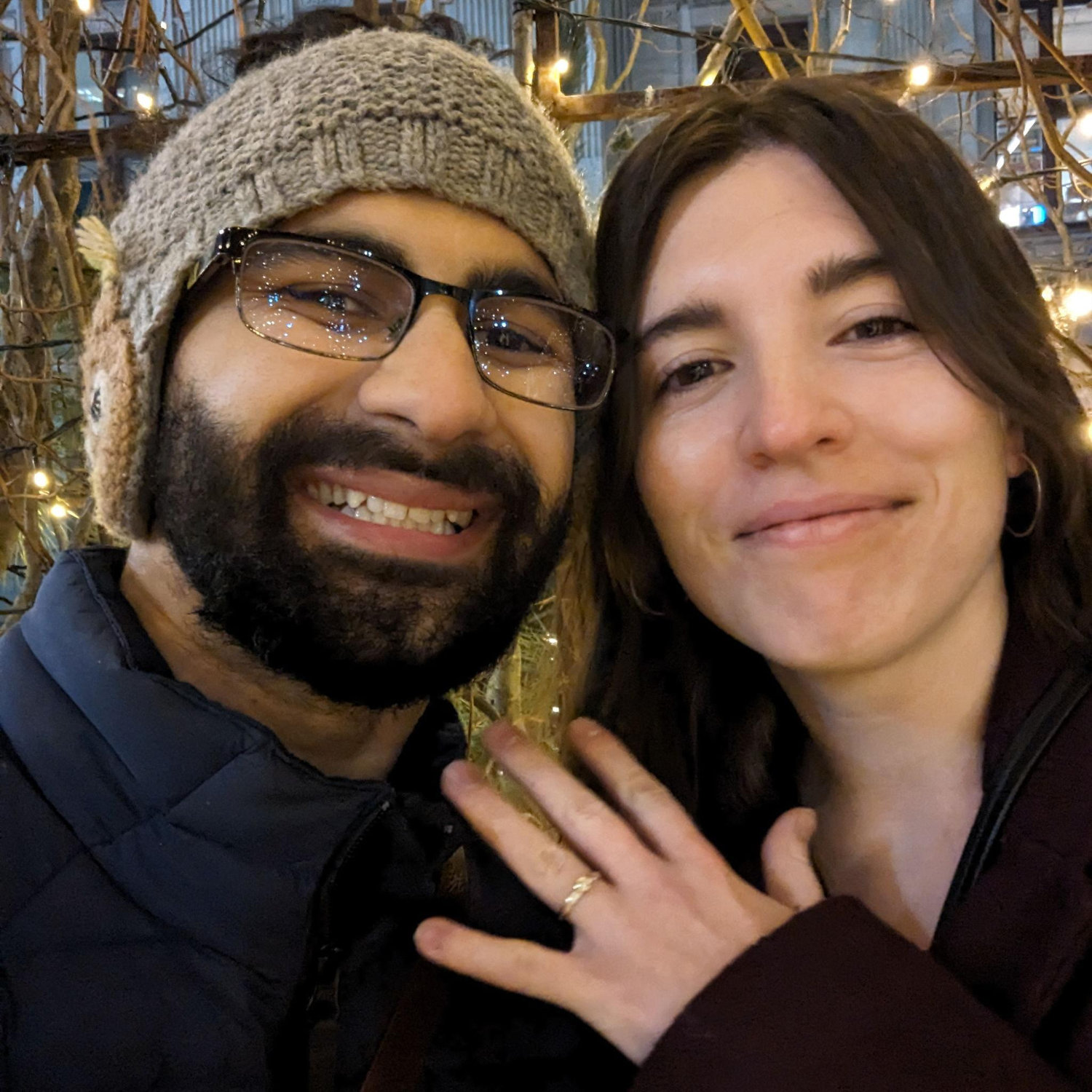 This was taken in Dilworth Park right after Dinesh proposed