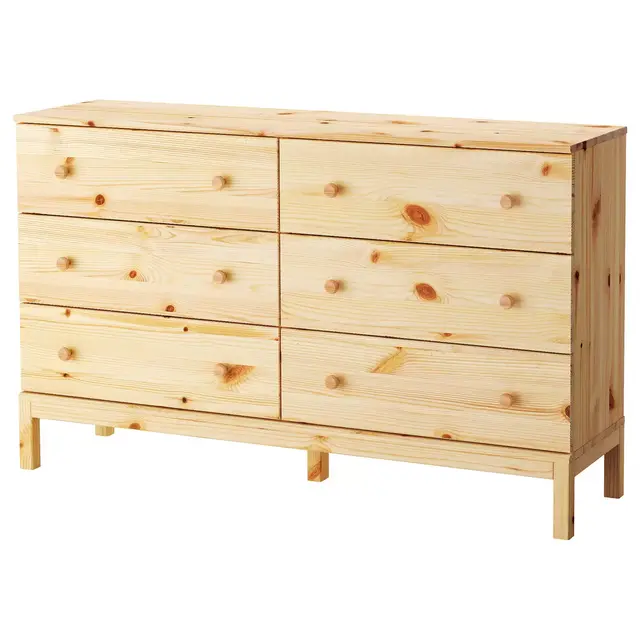 TARVA6-drawer chest, pine59 1/2x36 1/4 "