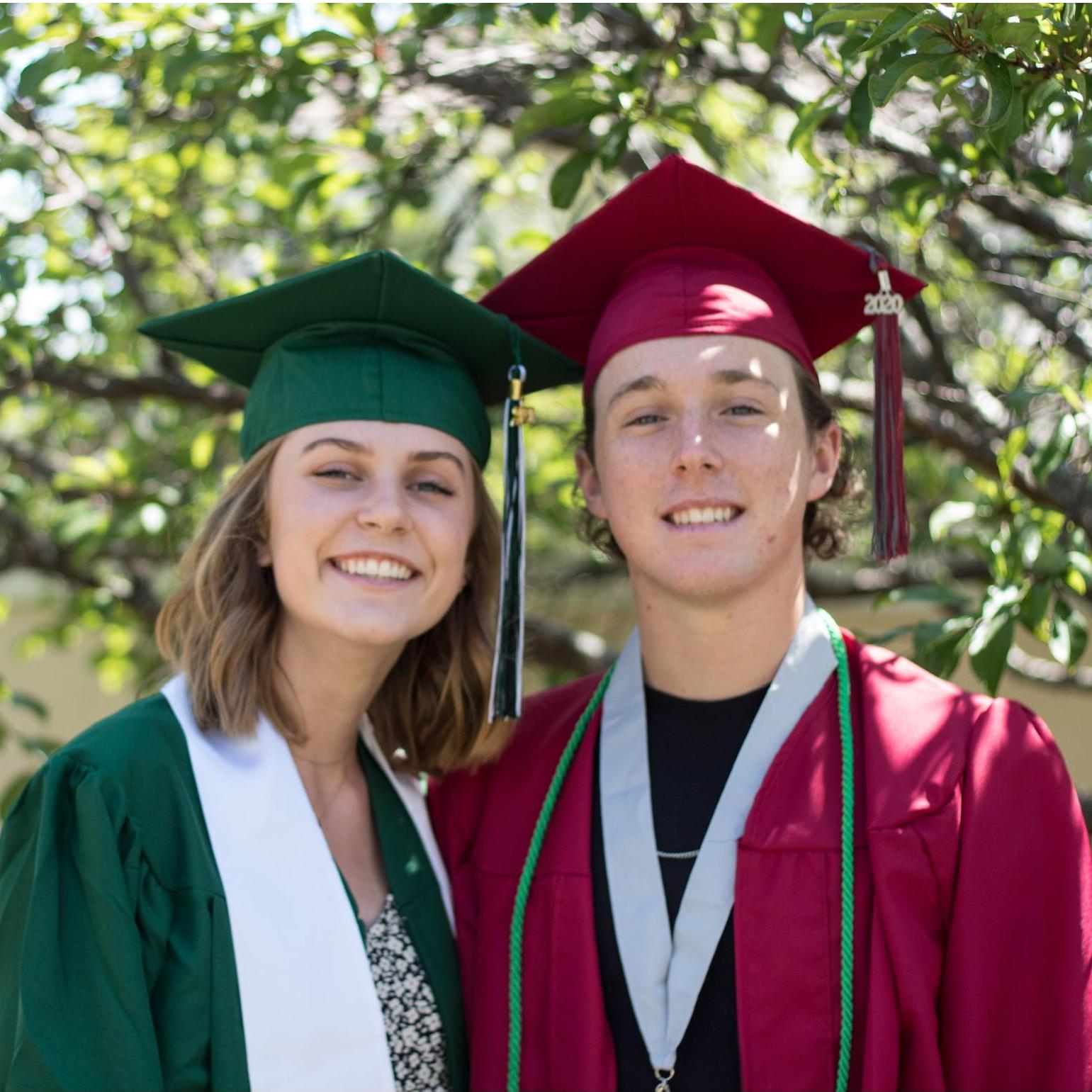 Graduation photos together! (6/11/2020)