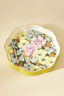 Lyla Monogram Trinket Dish