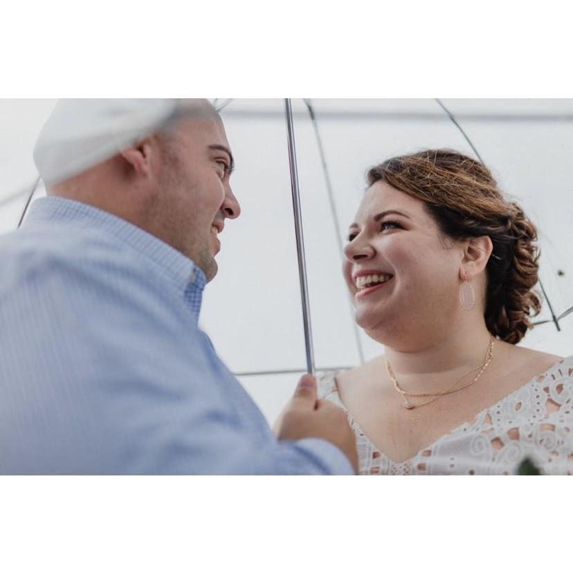 Wedding day 8/4/20.....Not a Pandemic, Hurricane, Tornado Warnings nor Power Outages were going to stop us from saying "I DO!"