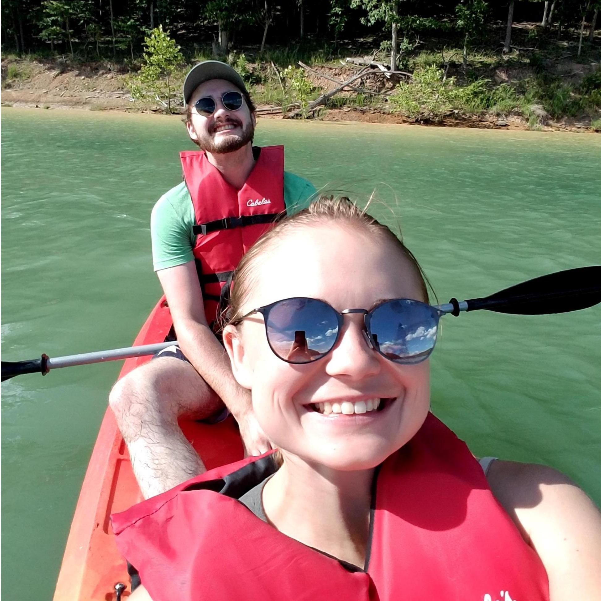 Kayaking on Tygart Lake