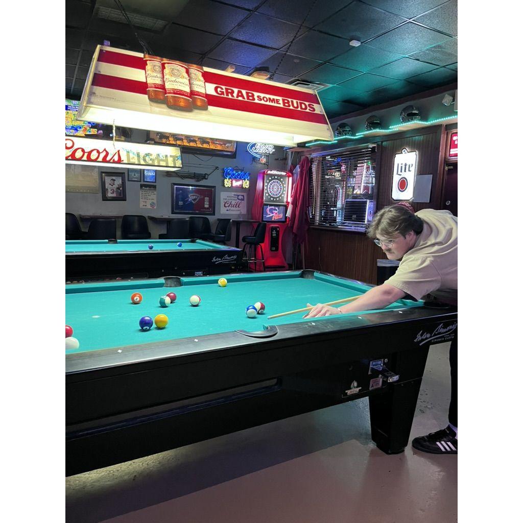 Played lots of pool