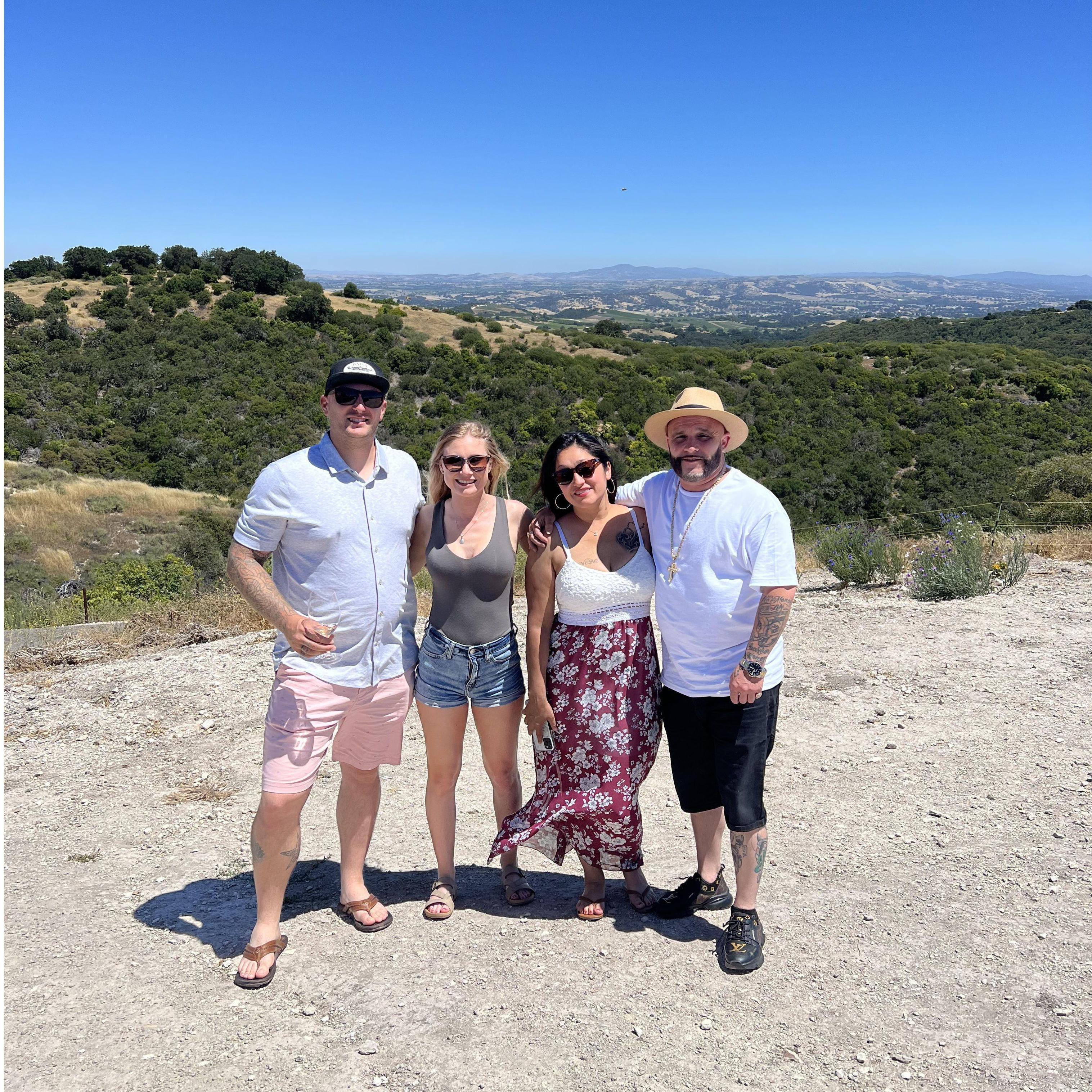 Paso Robles wine tasting with friends