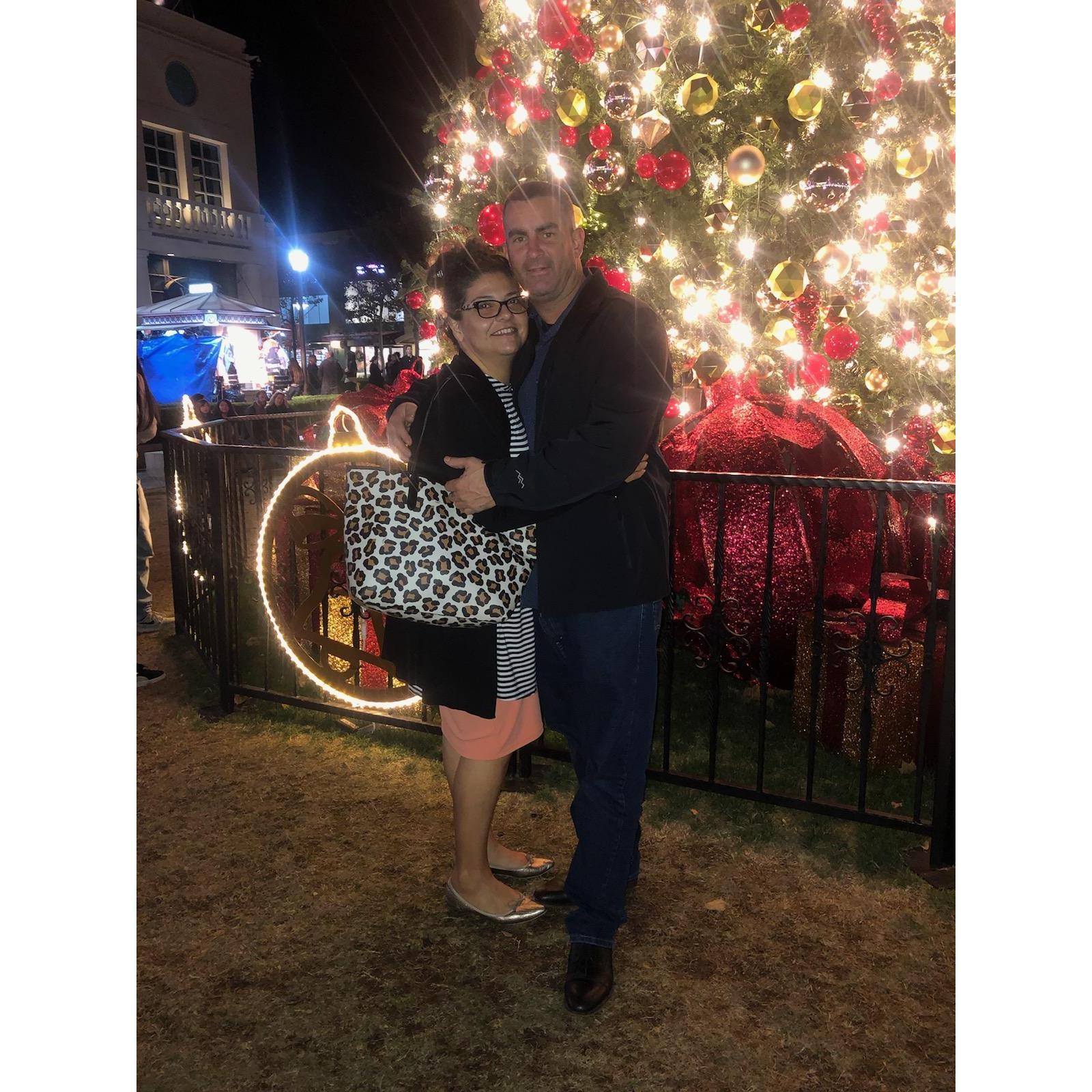 Bryan was salty about how big my purse was in this pic (heeehee).