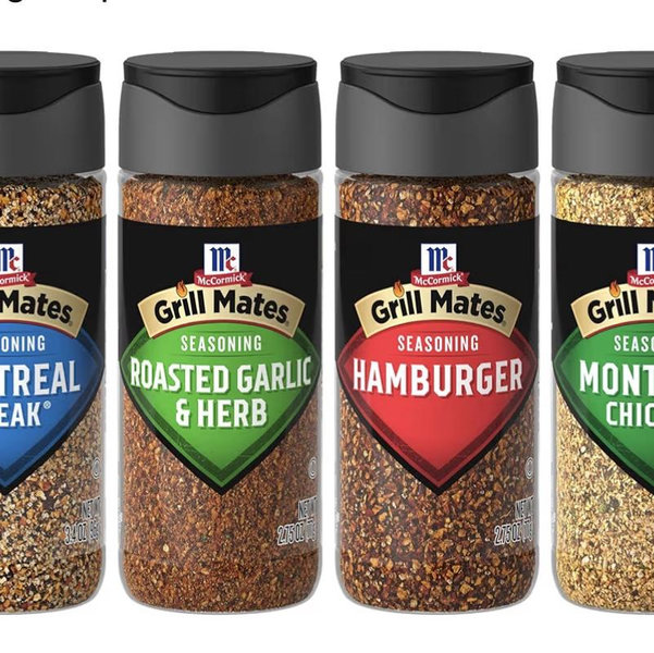 McCormick Grill Mates Spices, Everyday Grilling Variety Pack (Montreal Steak, Montreal Chicken, Roasted Garlic & Herb, Hamburger), 4 Count