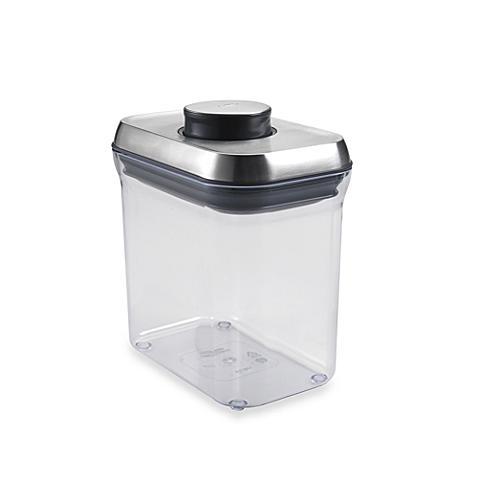 OXO SteeL® POP 1.5-Quart Rectangular Food Storage Container