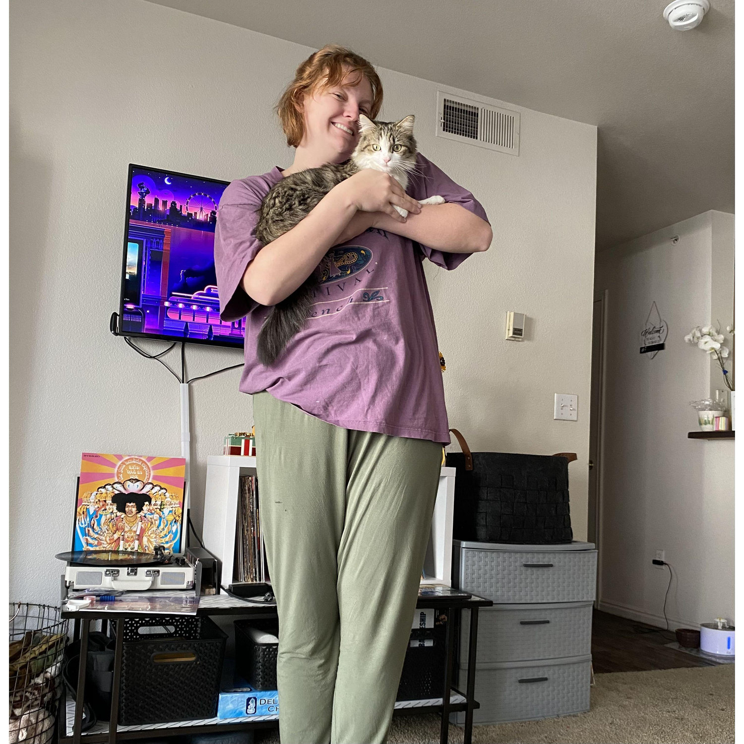 Penelope Garcia! She prefers Max but here's a rare moment of Kaylee holding her.